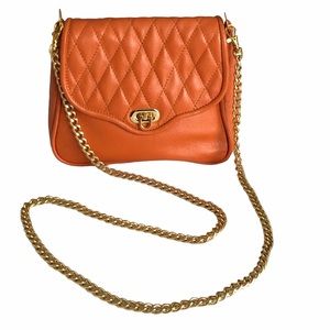 Dafiti crossbody leather chain purse